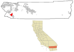 Riverside County California Incorporated and Unincorporated areas Murrieta Highlighted